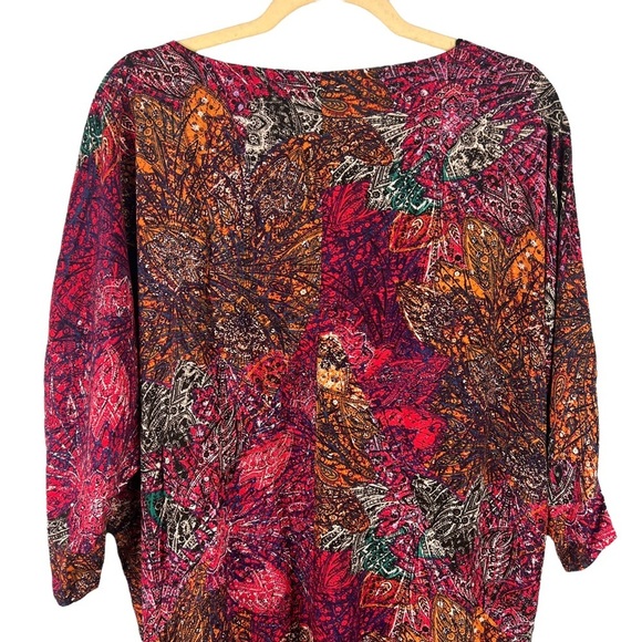 Anthropologie Edme Esyllte Chromatique Printed Tunic Top Dress Rayon Size Medium - Picture 12 of 14